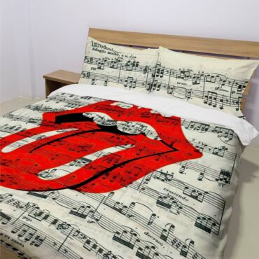 Bedding Set 3 The Rolling Stones Music Sheet