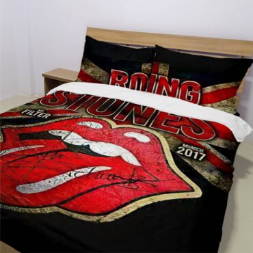 The Rolling Stones No Filter 2017 Grunge Style Bedding Set