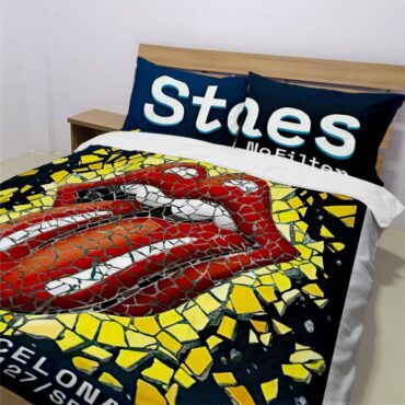 Bedding Set 3 The Rolling Stones No Filter Tour Barcelona