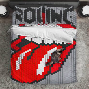 The Rolling Stones 8Bit Tongue Bedding Set