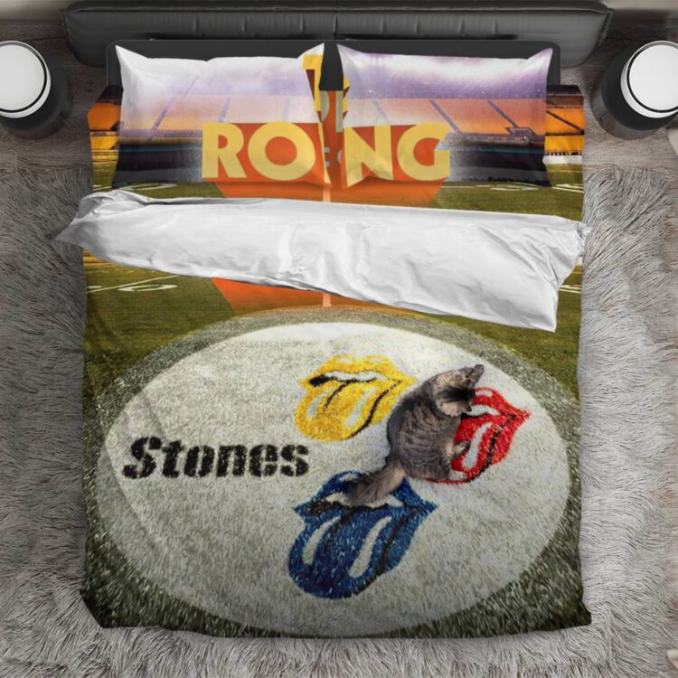The Rolling Stones Zip Code Pittsburgh 2015 Bedding Set
