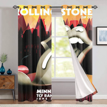The Rolling Stones Minneapolis TCF Bank Stadium Window Curtain