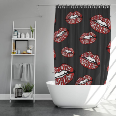 The Rolling Stones Wall tiles Art Shower Curtain