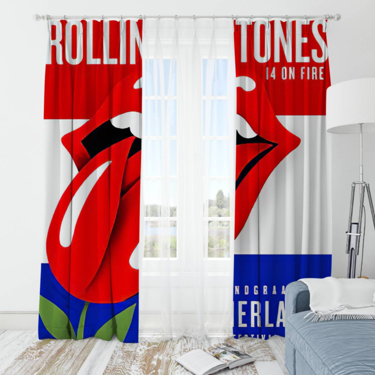 The Rolling Stones Tattoo you World Tour 1981 Window Curtain