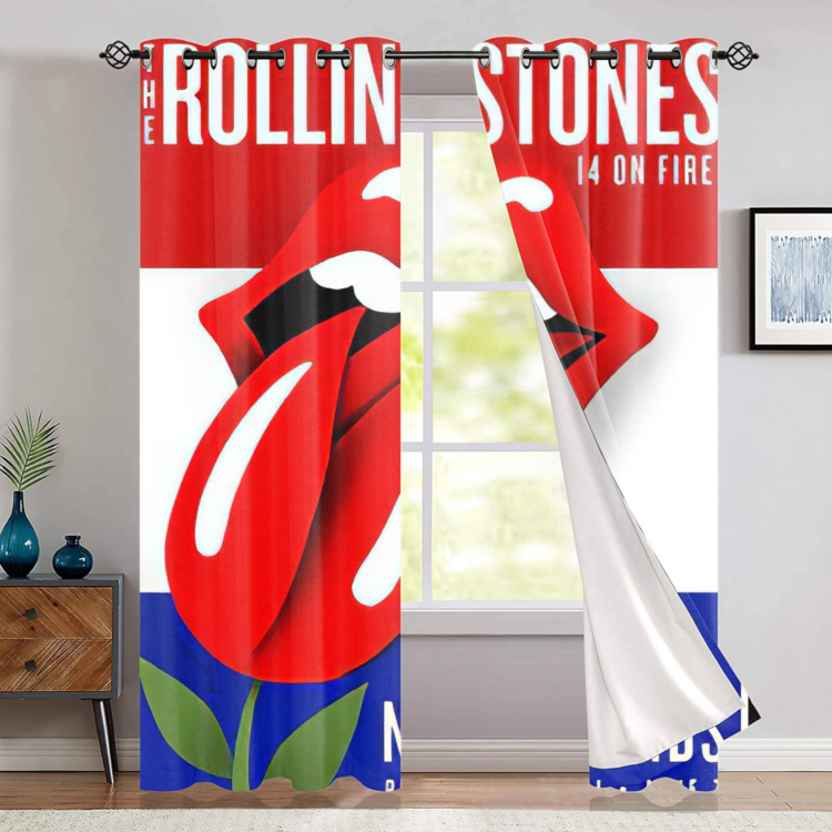 The Rolling Stones Tattoo you World Tour 1981 Window Curtain