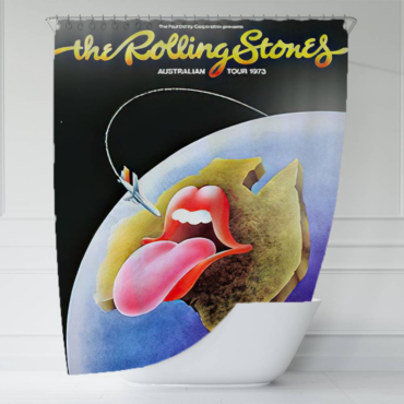 The Rolling Stones Cactus logo Art Shower Curtain