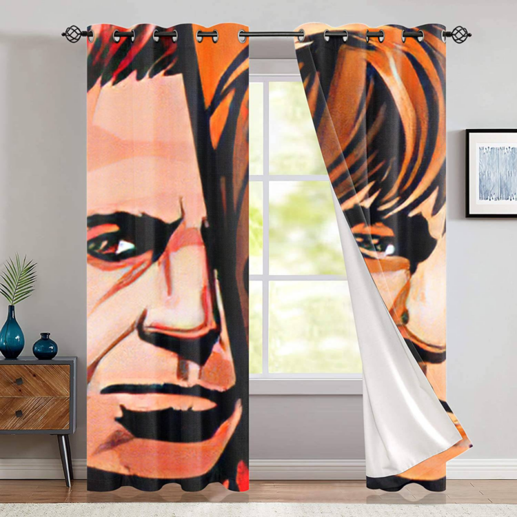 The Rolling Stones Colorful Sunshine Window Curtain