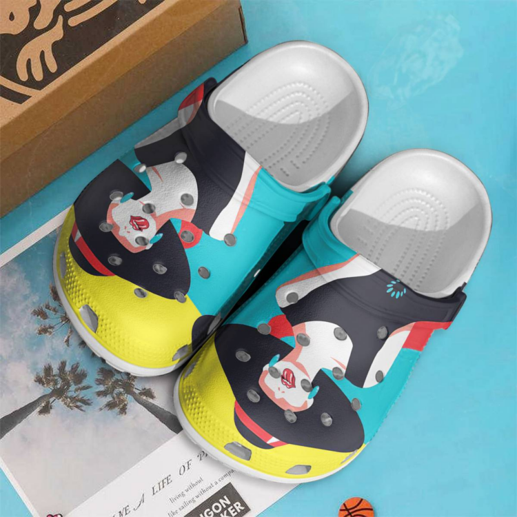 The Rolling Stones Graffiti Style Clogs