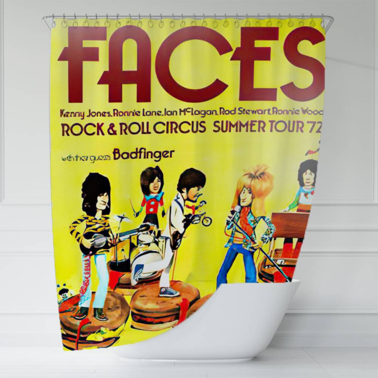 The Rolling Stones Thirsty Art Shower Curtain