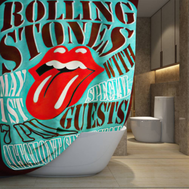 The Rolling Stones Skullcap Pixies Window Curtain