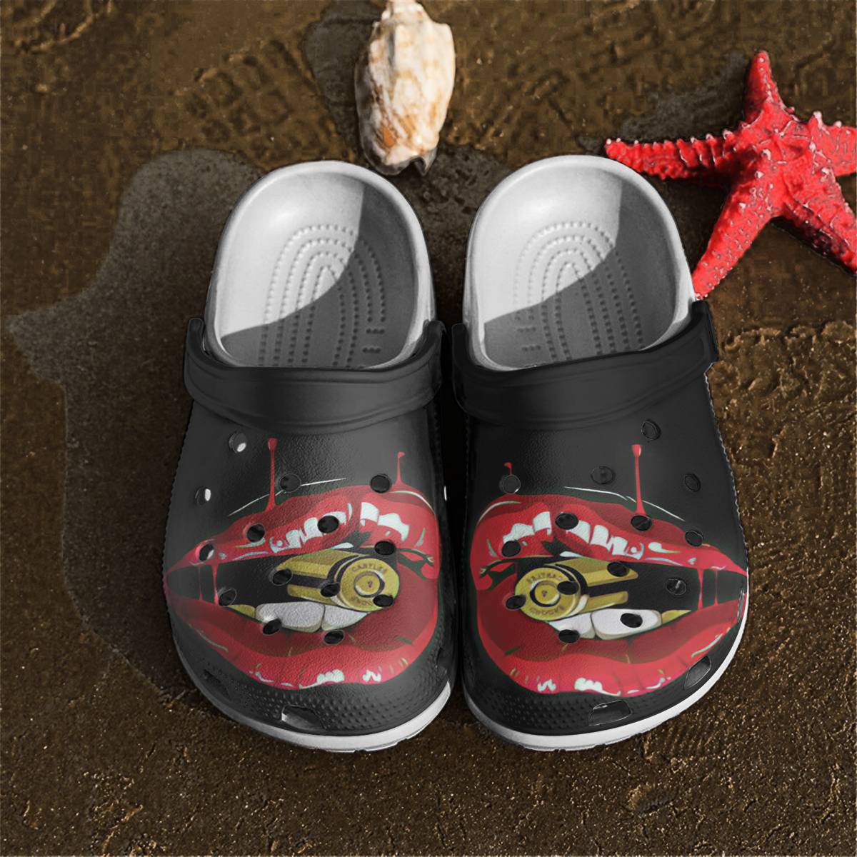 The Rolling Stones Bullet in Mouth Crocs - Extra-Licks™