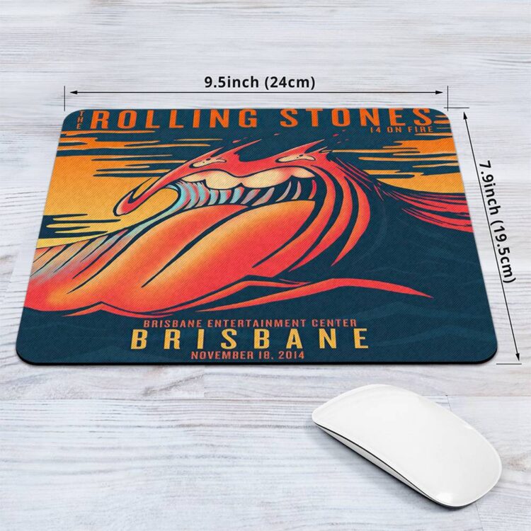 The Rolling Stones 14 On Fire Brisbane Mouse Pad