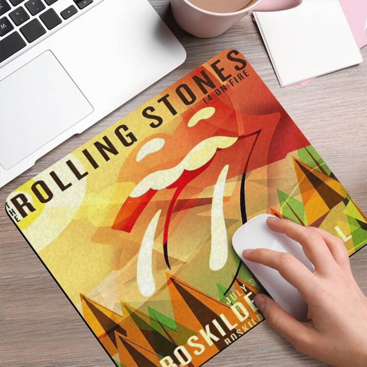 Rolling Stones 14 On Fire Roskilde Mouse Pad