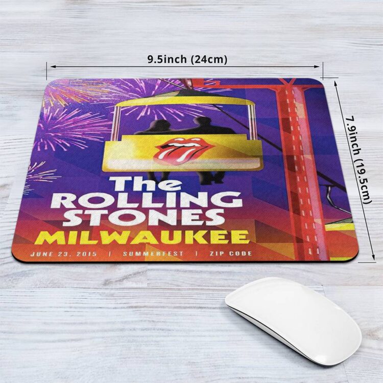 The Rolling Stone Zip Code Tour 2015 Milwaukee Mouse Pad