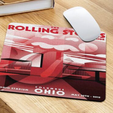 The Rolling Stones Zip Code Tour Ohio 2015 Mouse Pad