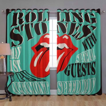 The Rolling Stones with Specical Guests Window Curtain