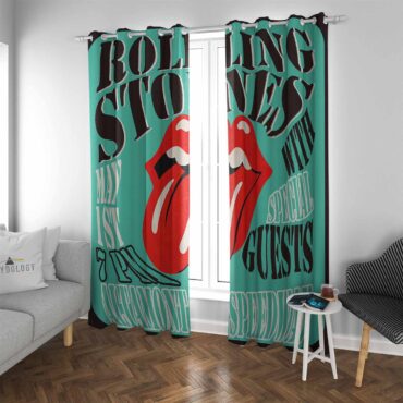 The Rolling Stones with Specical Guests Window Curtain