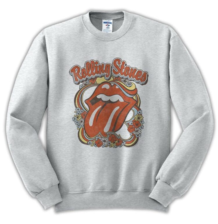 Rolling Stones Vintage Floral Ladies Fit Shirt