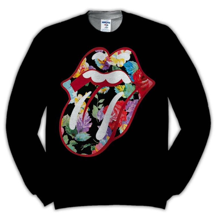 Rolling Stones Floral Tongue Shirt