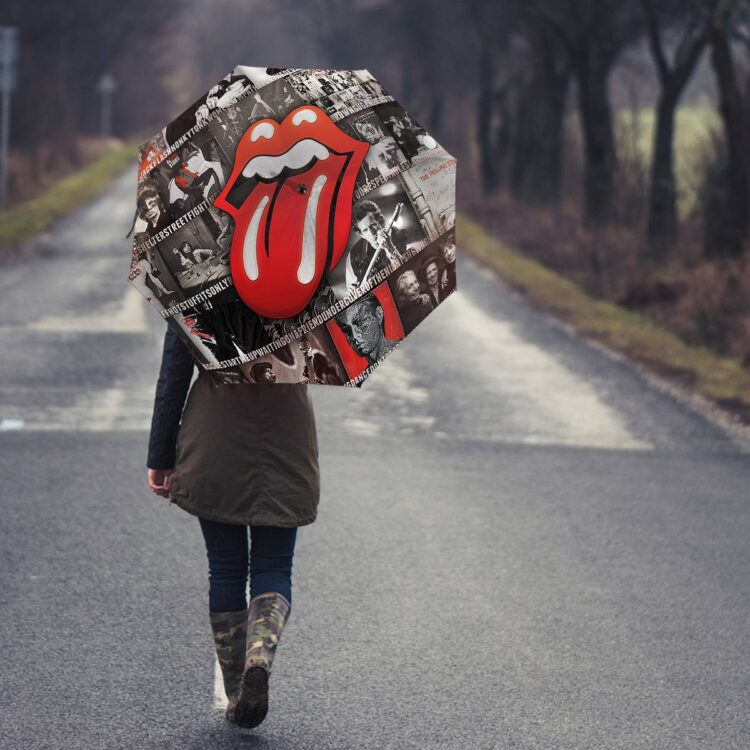 The Rolling Stones Big Tongue Poster Tour Umbrella