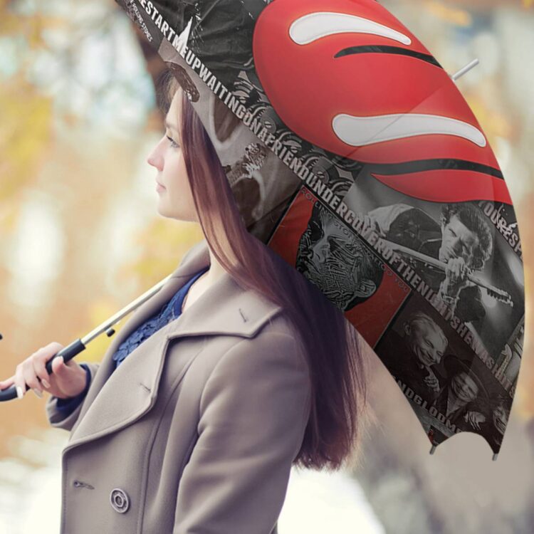 The Rolling Stones Big Tongue Poster Tour Umbrella