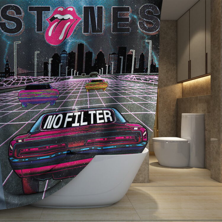 Detroit No Filter 2021 Tour Art Shower Curtain