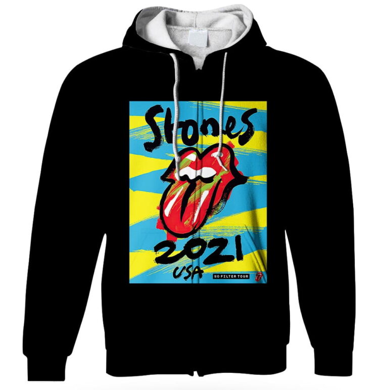 Rolling Stones No Filter 2021 Admat Lithograph Shirt