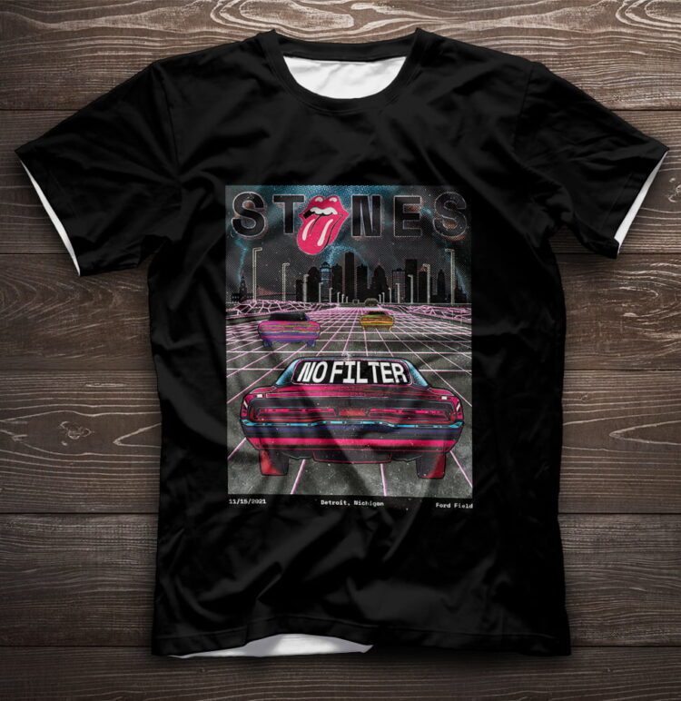 Rolling Stones Detroit No Filter Tour 2021 Shirt