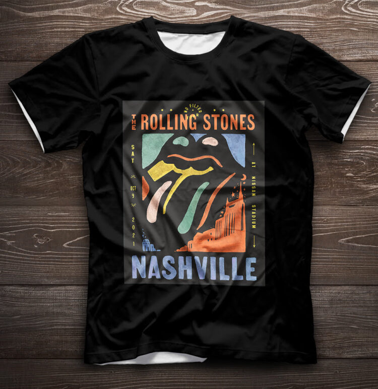 Rolling Stones Nashville No Filter Tour 2021 Shirt