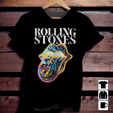 The Rolling Stones Sixty Cyberdelic Tongue Tour Shirt