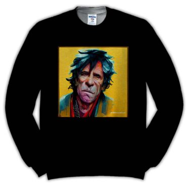 The Rolling Stones Keith Richards Oil Paint Shirt