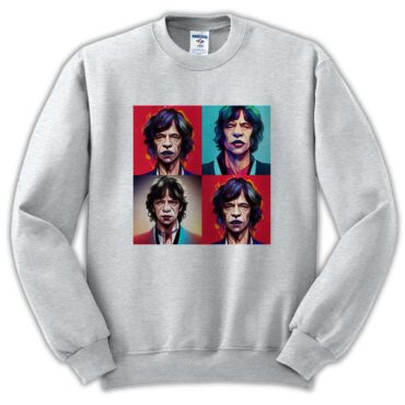 The Rolling Stones Mick Jagger Gentle Oil Paint Shirt