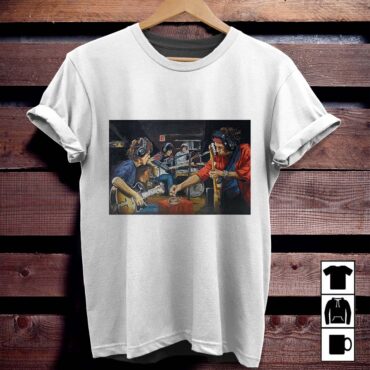 The Rolling Stones Training Oil Paint Shirt