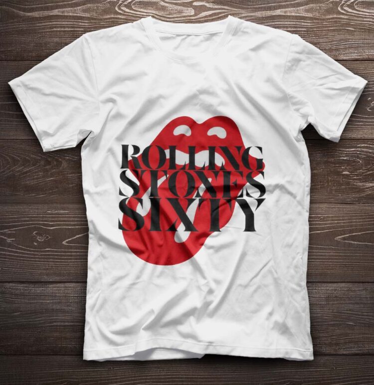 The Rolling Stones Sixty Tour Big Tongue T-Shirt Big Tongue Shirt