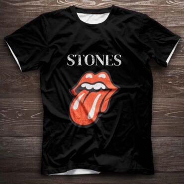 The Rolling Stones Grunge Big Tongue T-Shirt Big Tongue Shirt