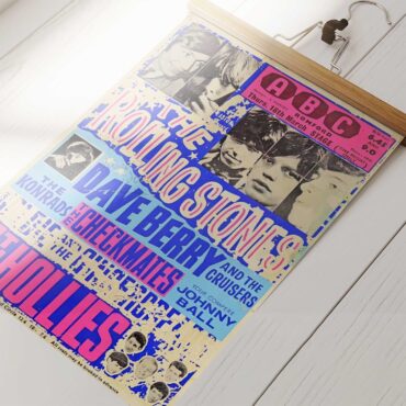 The Rolling Stones 1965 Romford England Poster