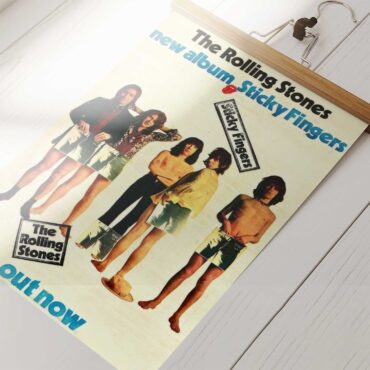 The Rolling Stones Sticky Fingers 1971 Poster
