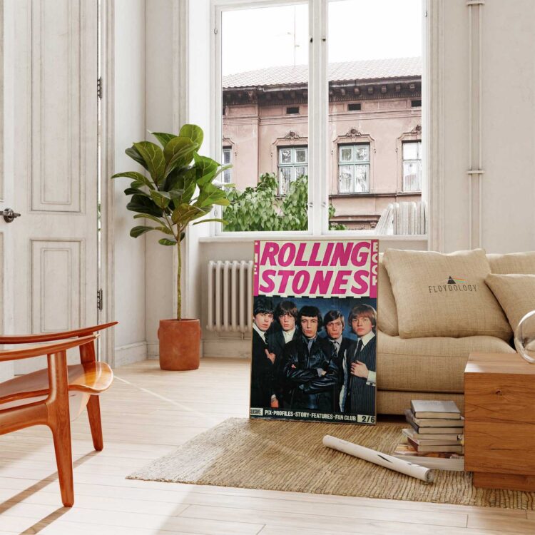 The Rolling Stones Fan Magazine 1964 Poster