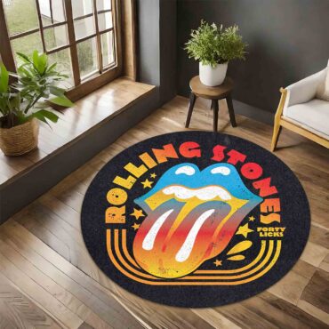 Rolling Stones Forty Licks Gradient Carpet Rug