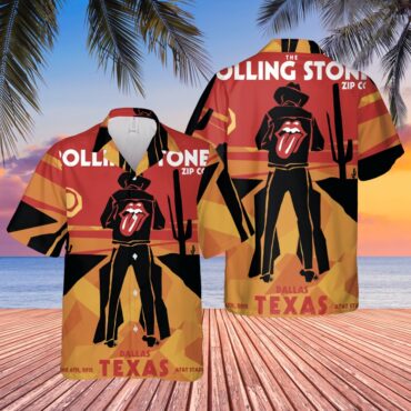 Rolling Stones Tour Dallas Texas 2015 Hawaiian Shirt