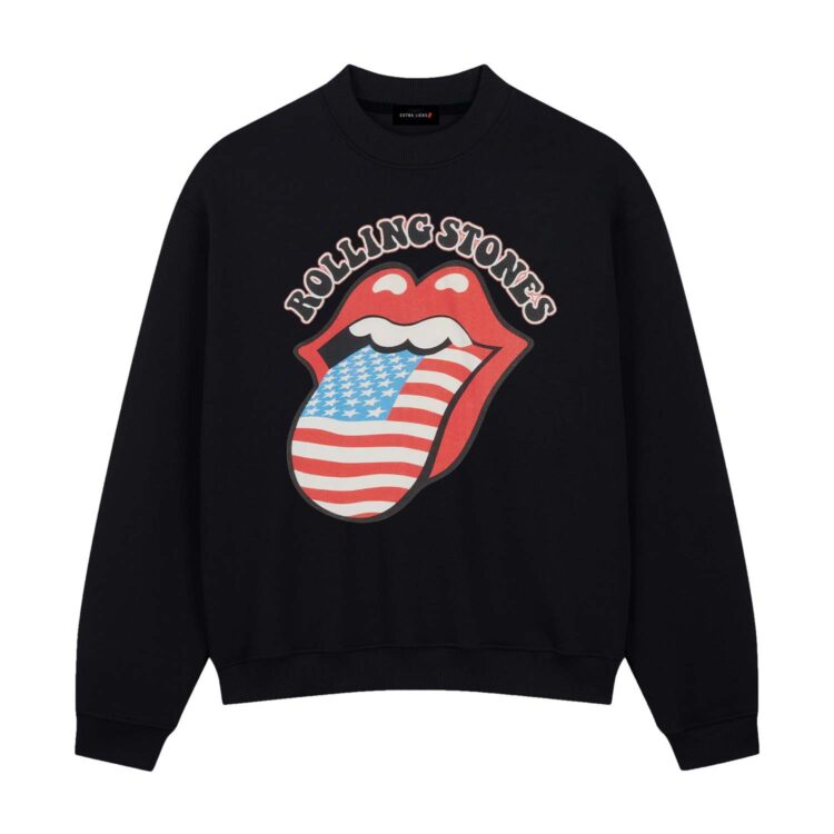 Rolling Stones Americana Tongue USA Flag Shirt