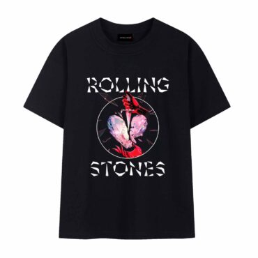 The Rolling Stones Hackney Diamonds Circle Prism Heart Shirt