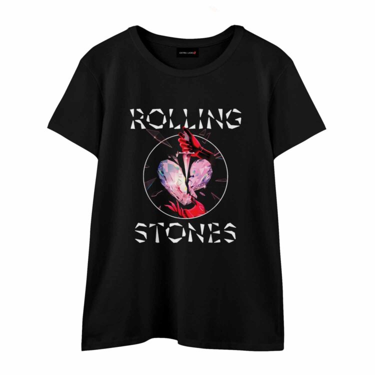 The Rolling Stones Hackney Diamonds Circle Prism Heart Shirt