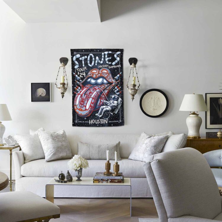 Rolling Stones Hackney Diamonds Houston TX 2024 Tapestry