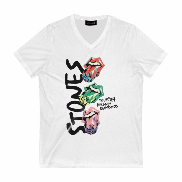 The Rolling Stones Hackney Diamonds Color Tongues Tour Shirt