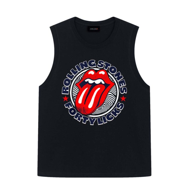 Rolling Stones Forty Licks Tongue Fingerprint Shirt