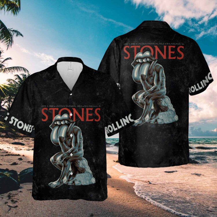 Rolling Stones Hackney Diamonds Philadelphia 2024 Hawaiian Shirt