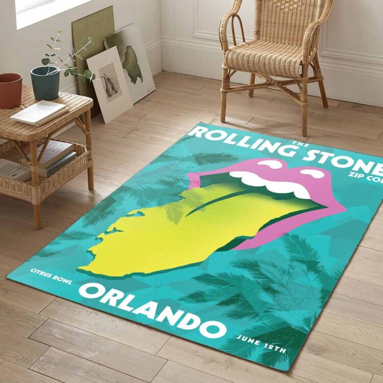 Rolling Stones Zip Code 2015 Orlando Rug Carpet
