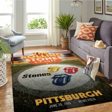 Rolling Stones Zip Code 2015 Pittburgh Rug Carpet