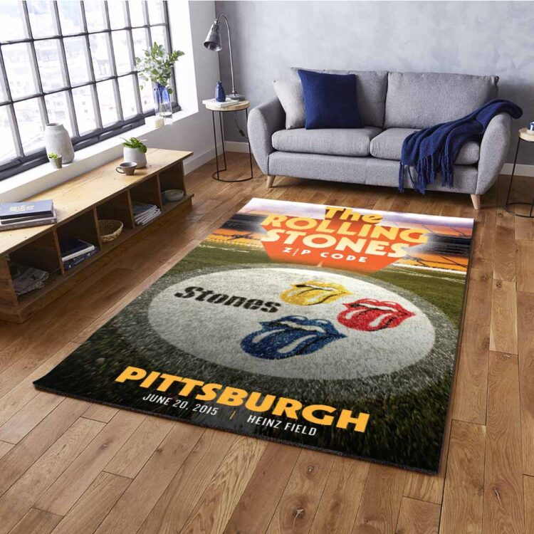 Rolling Stones Zip Code 2015 Pittburgh Rug Carpet